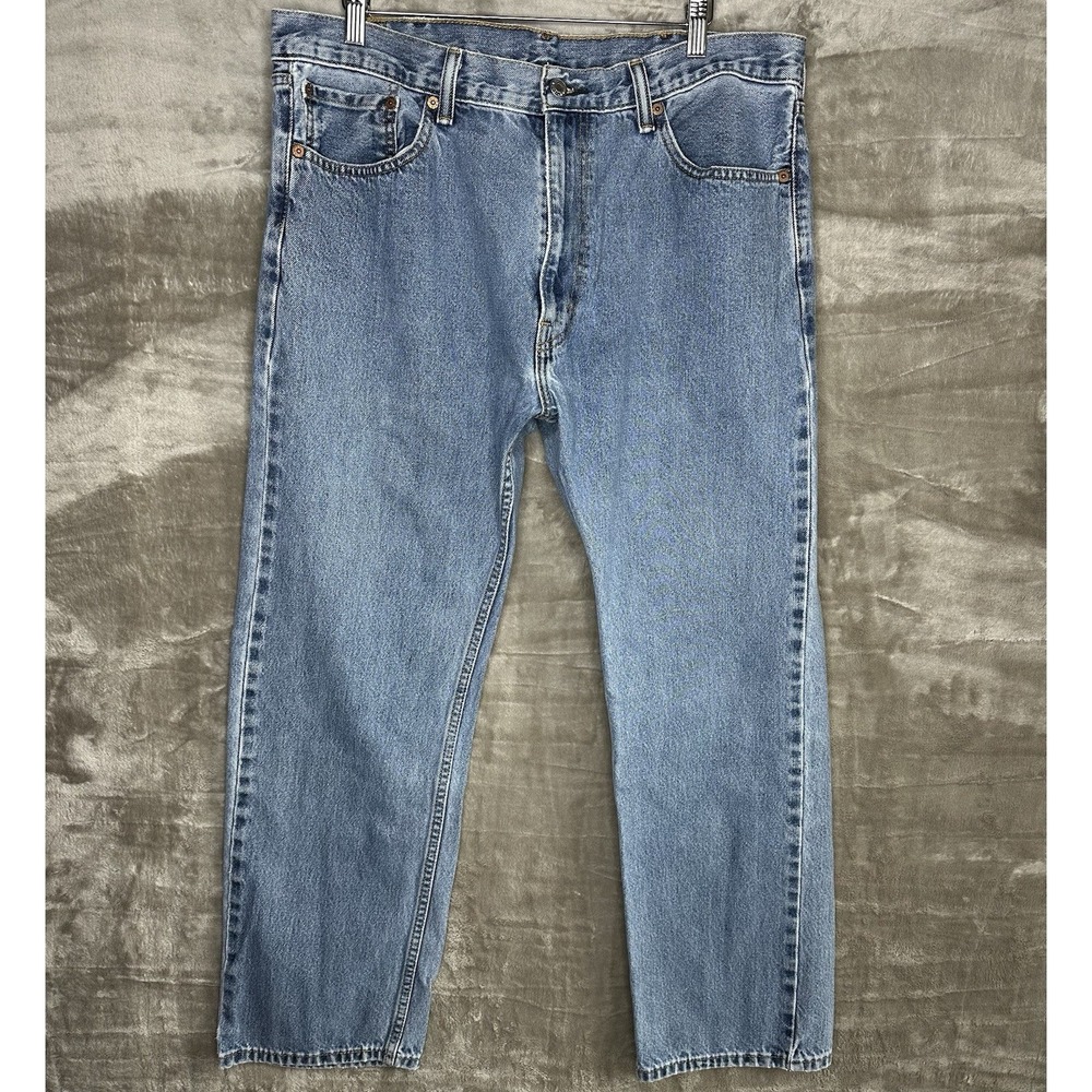 Levi's 505 Men's Straight Fit Denim Jeans 38/30 made in 2012